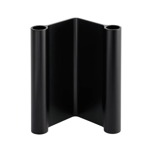 Kerzenleuchter Pair metall schwarz / H 18 cm - Muuto - Schwarz - eloxiertes Aluminium