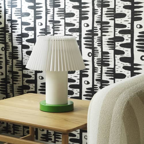 Lampada da tavolo Cellu metallo verde - Normann Copenhagen - Verde - Acciaio, Alluminio, PVC