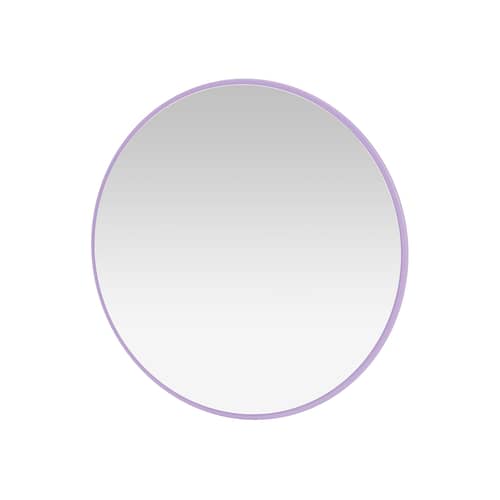 Miroir mural Colour Frame - Around bois violet / Ø 69.6 cm - MONTANA - Iris 164 -  Verre miroir, MDF laqué