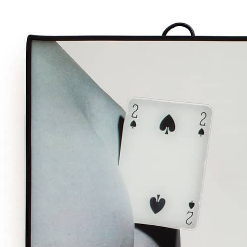Miroir Toiletpaper / Deux de pic -  Small H 23 cm - Seletti - Deux de pic - Matière plastique, Verre sérigraphié