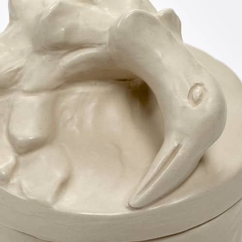 Bougie parfumée Brisas Frescas Medium céramique beige / Ø 12 x H 14,5 cm - Serax - Ivoire - Céramique, Cire de soja
