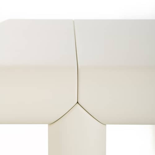 Couchtisch Zavolo 790 holz weiß / 84 x 120 cm - Zanotta - Talk - lackierte Holzfaserplatte