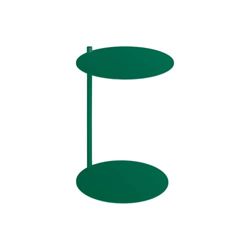 Ande End table metal green / Ø 40 x H 55 cm - NOO.MA - Watermelon Green - Recycled steel