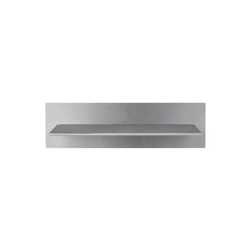 Étagère Lager Single Small métal / L 35 x H 10 x P 15 cm - Ferm Living - L 35 cm - Aluminium brossé