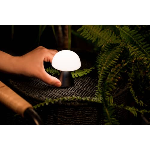 Lampe sans fil rechargeable Mina Mini LED métal plastique gris / H 8,3 cm / INDOOR - Lexon - Gris métallique - ABS, Aluminium