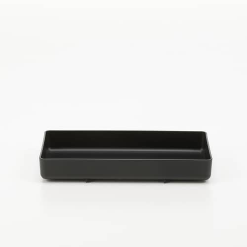 Piano/vassoio Chap Tray RE materiale plastico nero / 41,5 x 20 cm - Poliammide Riciclato - Vitra - Nero - Poliammide riciclata