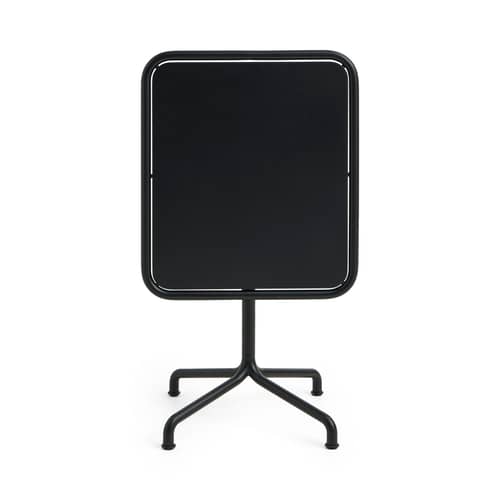 Table rectangulaire Deville métal noir / 60 x 70 cm - Hay - Anthracite - 