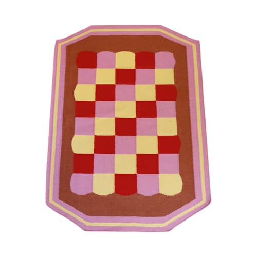 Tapis Cone / 90 x 55 cm - COLORTHERAPIS - 90 x 55 cm - Laine vierge de Nouvelle-Zélande
