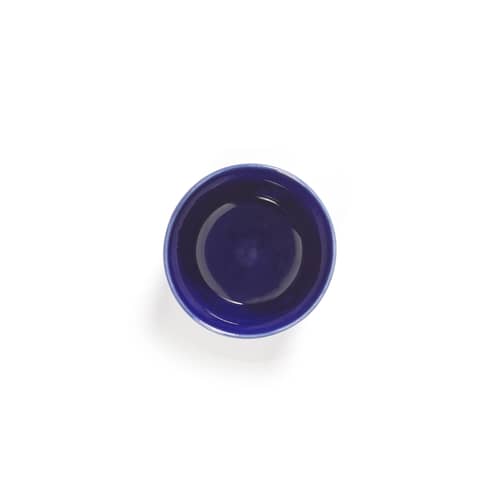 Tasse à espresso Feast / 15 cl - Serax - Traits / Lapis lazuli & blanc - Grès émaillé