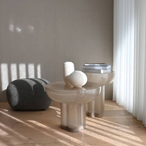 Vase Sunao Slim Petit / Ø 12 x H 22 cm - 101 COPENHAGEN - Blanc - Céramique émaillée