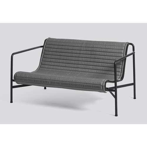  Accessory textile grey integral / For Palissade Lounge straight sofa - Hay - Charcoal grey - Foam