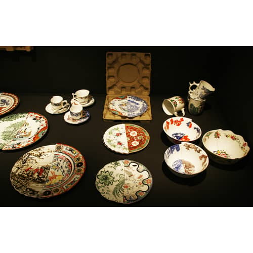 Assiette à dessert Hybrid Zoe céramique multicolore Ø 20 cm - Seletti - Zoe - Porcelaine