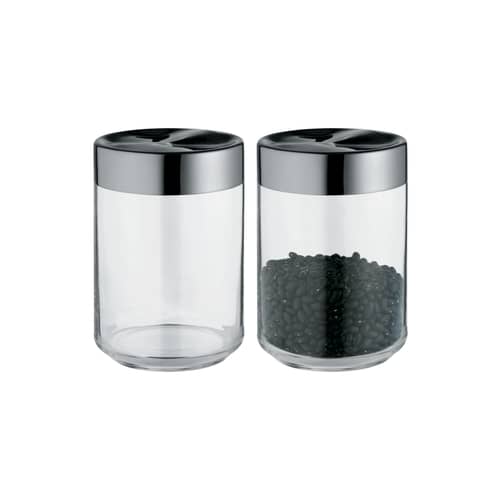 Bocal hermétique Julieta   hermétique - 100 cl - Alessi - 100 cl - Verre & acier - Acier inoxydable, Verre