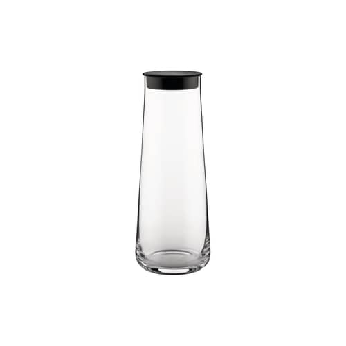 Caraffa Eugenia vetro trasparente / 1,1 L - Tappo in silicone - Alessi - Trasparente - Silicone, Vetro cristallino