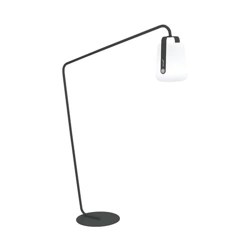  Accessory metal black / Base, legs for Balad lamps - H 190 cm - Fermob - Carbon - Painted steel