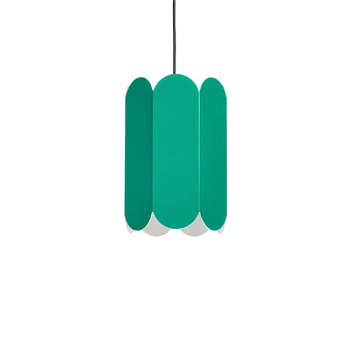 Arcs Lampshade metal green / Steel - Ø 20 x H 30 cm / Without electrical system - Hay - Green - Steel