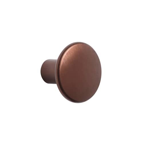 Patère The Dots Metal Small / Ø 2,7 cm - Muuto - Bronze cuivré - Acier