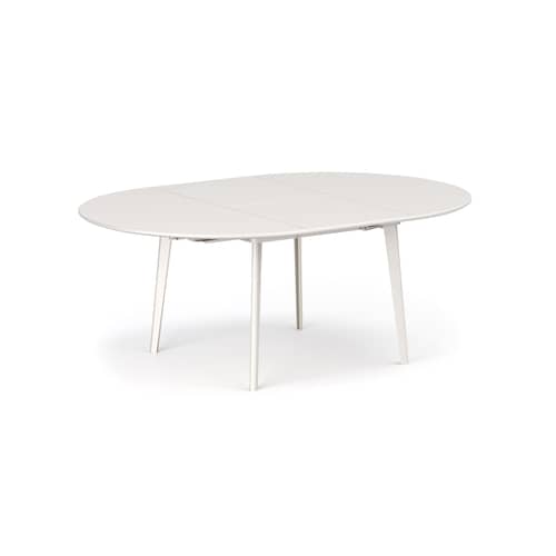 Tavolo rotondo Plus4 metallo verde / L 138-198 cm - da 6 a 10 persone - Emu - Verde militare - Acciaio verniciato