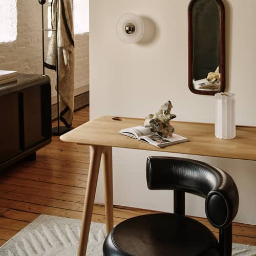 Applique d\'esterno Press Surface Mini vetro bianco / LED - Ø 21,5 cm - Tom Dixon - Gelato - Acciaio, Vetro pressato
