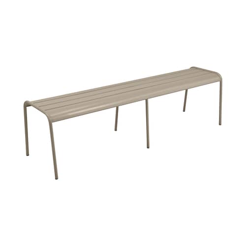 Bank Monceau XL metall beige / L 160 cm - 3- bis 4-Sitzer - Fermob - Muskat - bemalter Stahl