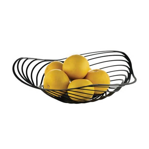 Trinity Centrepiece metal black / Ø 43 x H 10 cm - Alessi - Black - Steel