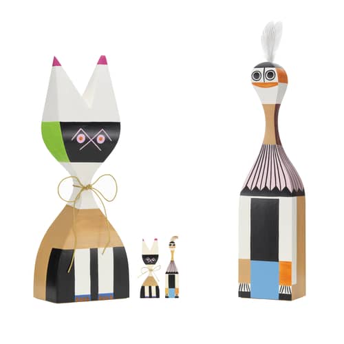 Vitra Wooden Doll No. 9 super large Decoration - multicoulered