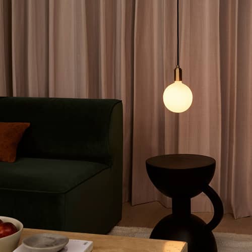 Lampadina LED E27 dimmable Globe G150 - Sphere IV ceramica bianco Ø 15 cm / 8W (= 60W) - Bianco caldo - TALA - 8W (= 60W) / Ø 15 cm - Porcellana