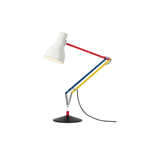 Lampe de table Type 75 / By Paul Smith - Edition n°3 - Anglepoise - Rouge, Jaune, Bleu - Aluminium