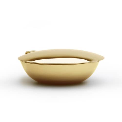 Portacandela Shell - Design House Stockholm - Ottone - Zinco placcato oro