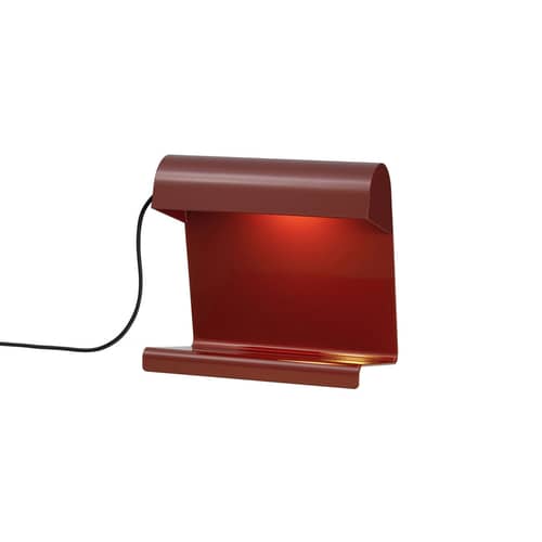 Lampe de bureau Table lamp metal red / By Jean prouvé, 1930 - Vitra - Japanese red - Steel plate