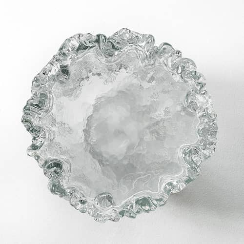 Tavolino Fountain vetro trasparente / Ø 45 x H 33 cm - Glas Italia - Ø 45 x H 33 cm / Trasparente - Vetro di Murano