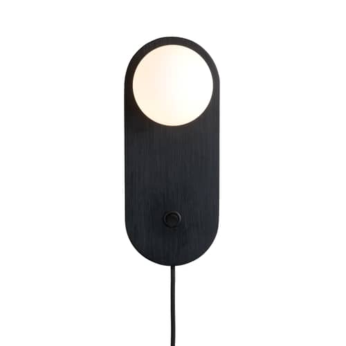 Java Wall light with plug wood black - GOOD&MOJO - Black - Bamboo