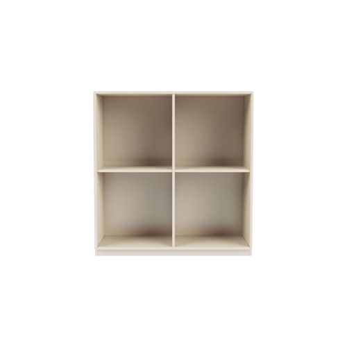 Ablage Show holz weiß / B 69,6 x T 30 x H 72,6 cm - MONTANA - Oat 158 - lackierte Holzfaserplatte