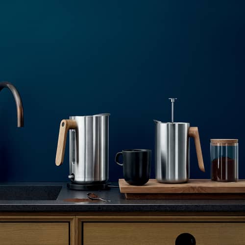 Eva Solo Nordic Kitchen Electric kettle stainless steel oak