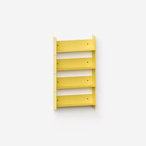 Pli Shelf metal yellow / W 45 x D 15 cm - TIPTOE - Naples Yellow - Powder coated steel