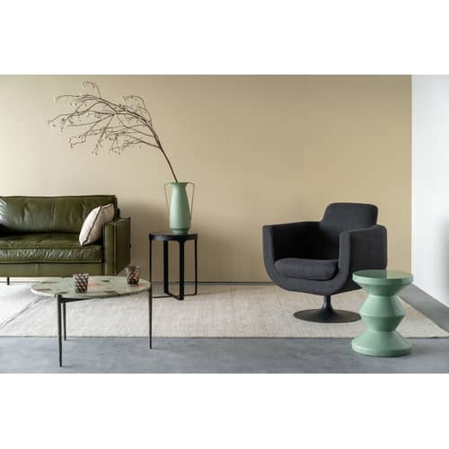 Pols Potten Zig Zag Stool - olive green | Made In Design UK