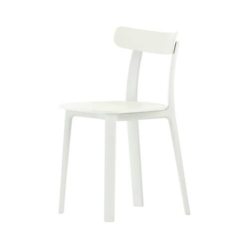 Chaise APC plastique blanc - Vitra - Blanc - Polypropylène teinté