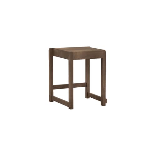 Sgabello Stool 01 legno marrone - Frama  - Marrone scuro - Betulla massiccia, Compensato di betulla