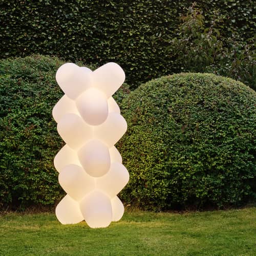 Luminous low stool Jack OUTDOOR LED Tom Dixon / 58 cm - White