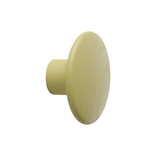 Patère The Dots Wood Small bois vert / Ø 9 cm - Muuto - Olive clair - Frêne teinté