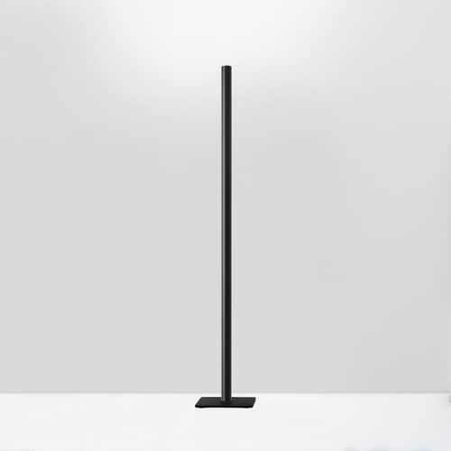 Stehleuchte Ilio Mini LED metall schwarz / Bluetooth - H 175 cm - Artemide - Mattschwarz - bemalter Stahl, bemaltes Aluminium
