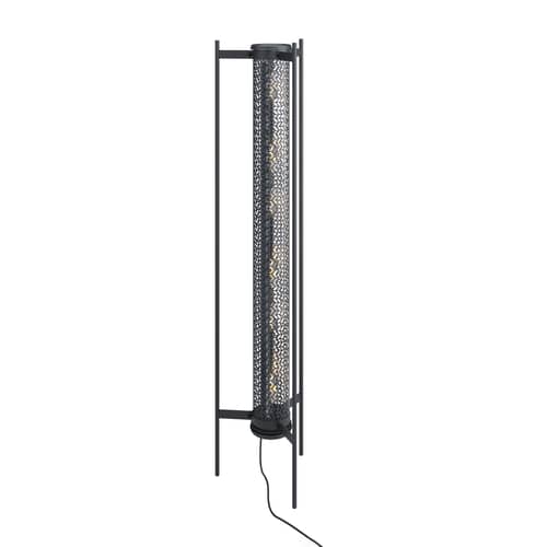 Stehleuchte Monceau metall schwarz / H 154,5 cm - SAMMODE STUDIO - Kohle - Aluminium, bemalter Stahl, Polykarbonat