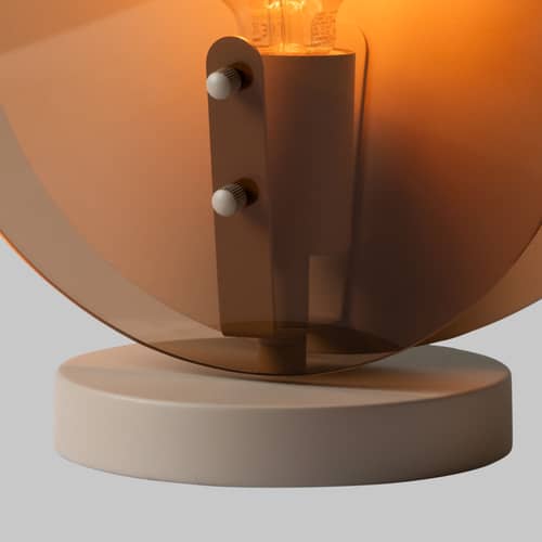 Toledo Table lamp glass orange - It\'s about Romi - Amber - Coloured glass, Iron