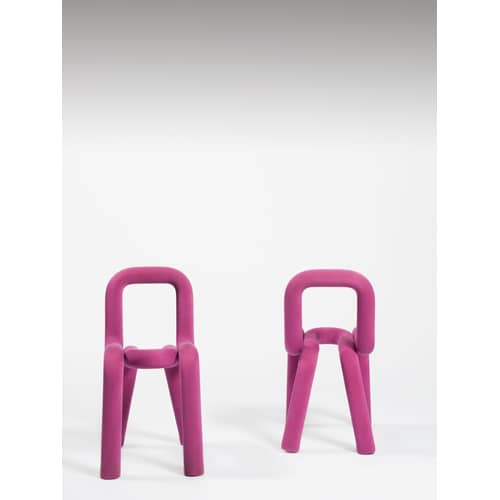 Accessoire  tissu rose / Housse interchangeable pour chaise Bold - Moustache - Rose - Coton, Polyuréthane