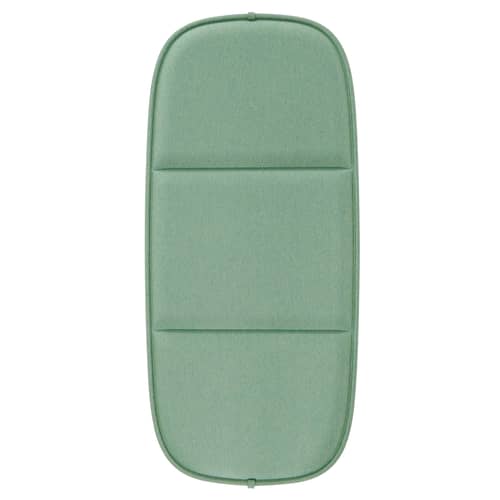 Accessoire  tissu vert / Coussin d\'assise pour canapé HiRay - Recyclé - Kartell - Vert foncé - Polyuréthane, Tissu recyclé