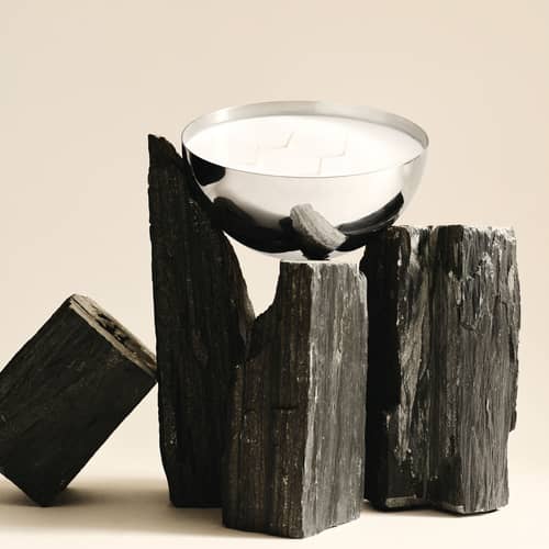 Accessorio  cera bianco / Candela profumata Rocc per portacandele - Alessi - Cera di Basalto / Fragranze - Cera vegetale