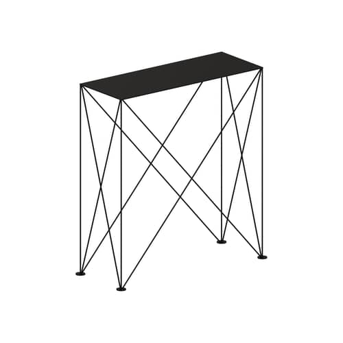 Console Light Star / L 82 x P 31 x H 91 cm - Zeus - Noir cuivré - Acier