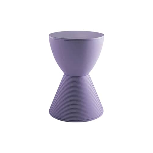 Sgabello Prince AHA materiale plastico viola / Philippe Starck, 1996 - Kartell - Grigio lavanda - Polipropilene