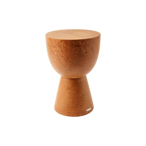 Tabouret Tip Top bois naturel - POLSPOTTEN - Bois Cognac - Bois de Dimb