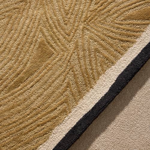 Tappeto Sombra tessuto beige / 240 x 170 cm - Tappezzato a mano - Maison Sarah Lavoine - Naturale - Cotone, Iuta